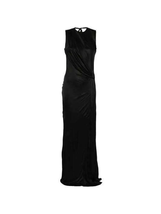 Elisabetta Franchi Draped Detail Maxi Dress