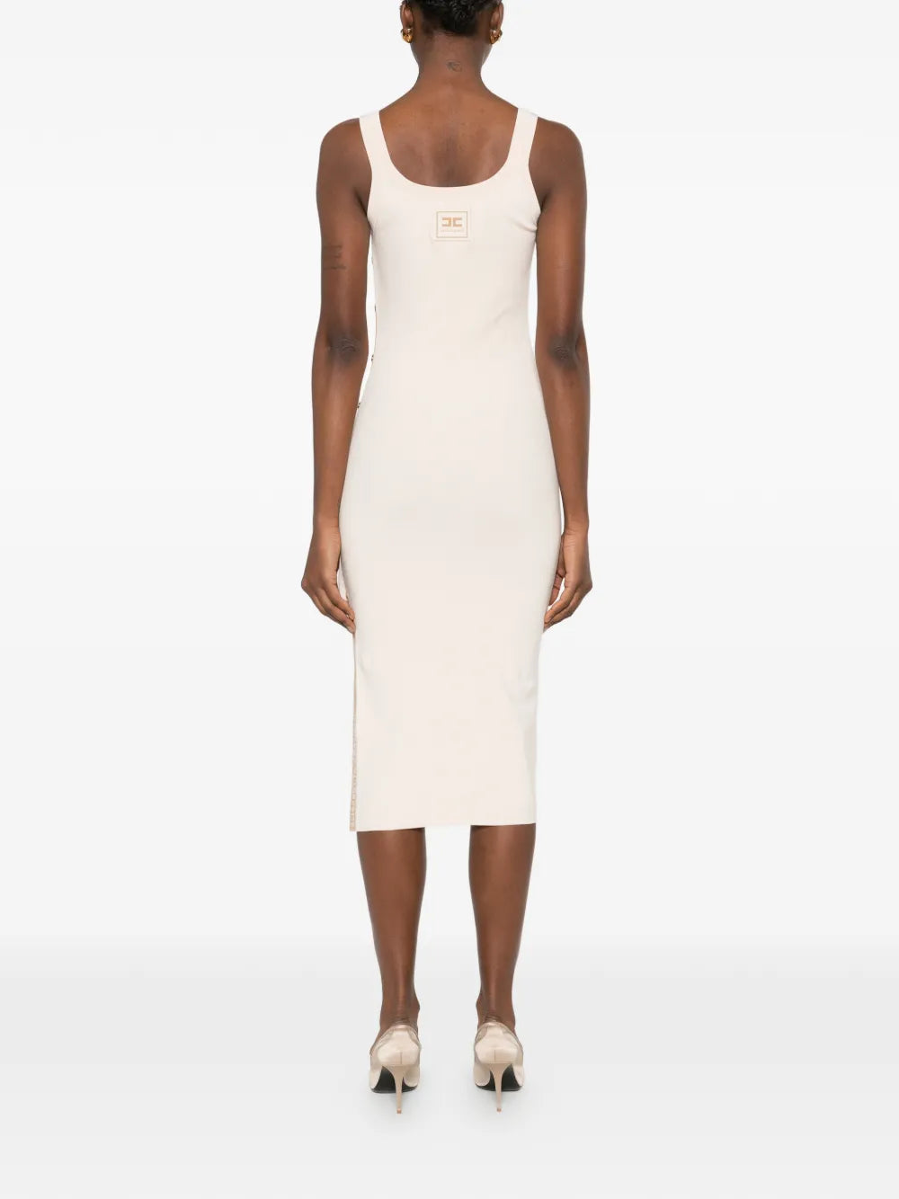 Elisabetta Franchi Snap Button Midi Dress