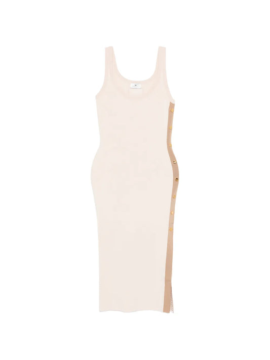 Elisabetta Franchi Snap Button Midi Dress
