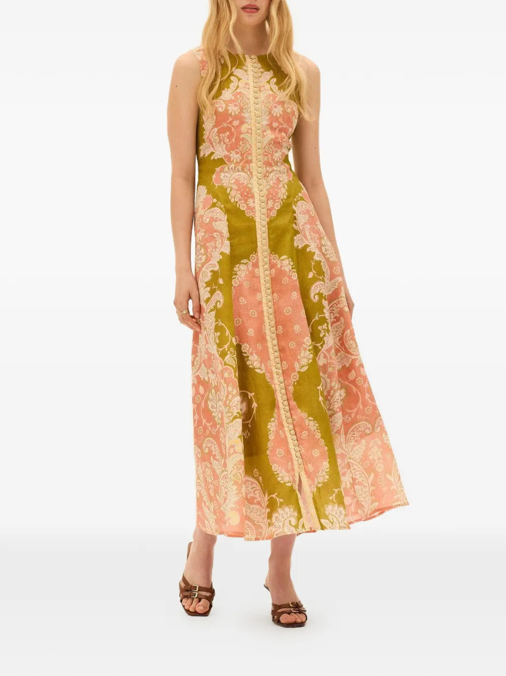 Kate Ford Paneled Girasole Dress
