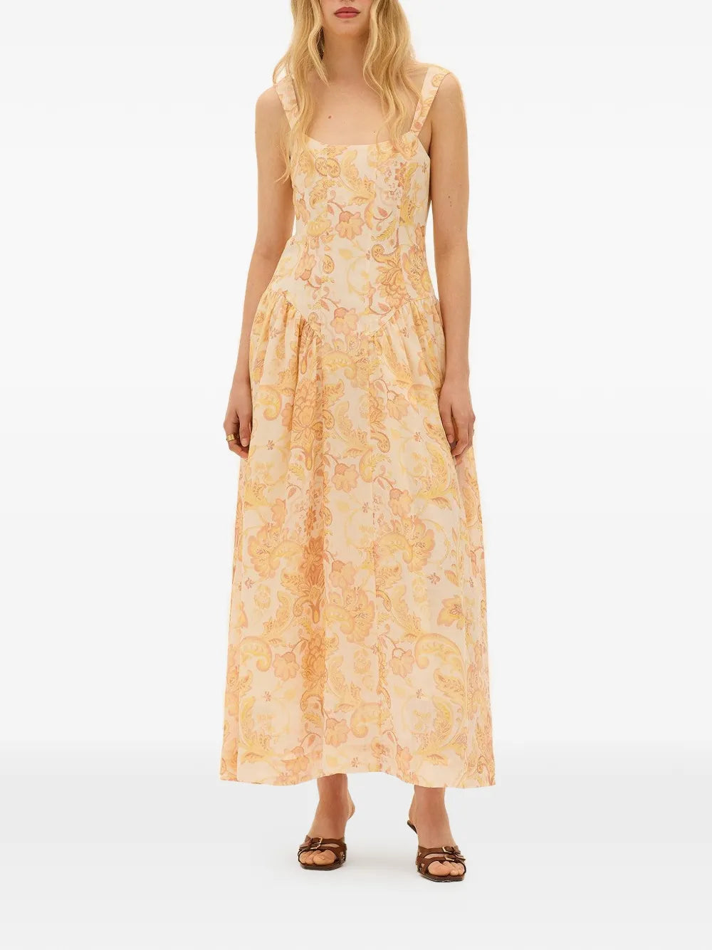 Kate Ford Peonia Bodige Gown Floral Dress