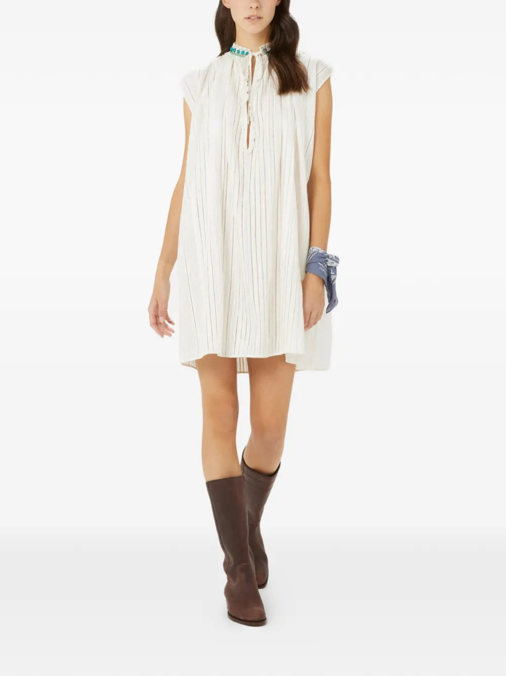Fortela Afir Embellished Mini Dress