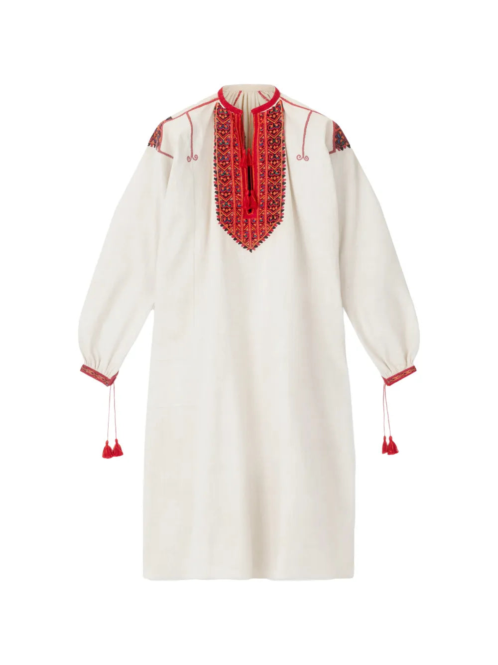 Fortela Afra Embroidered Midi Dress