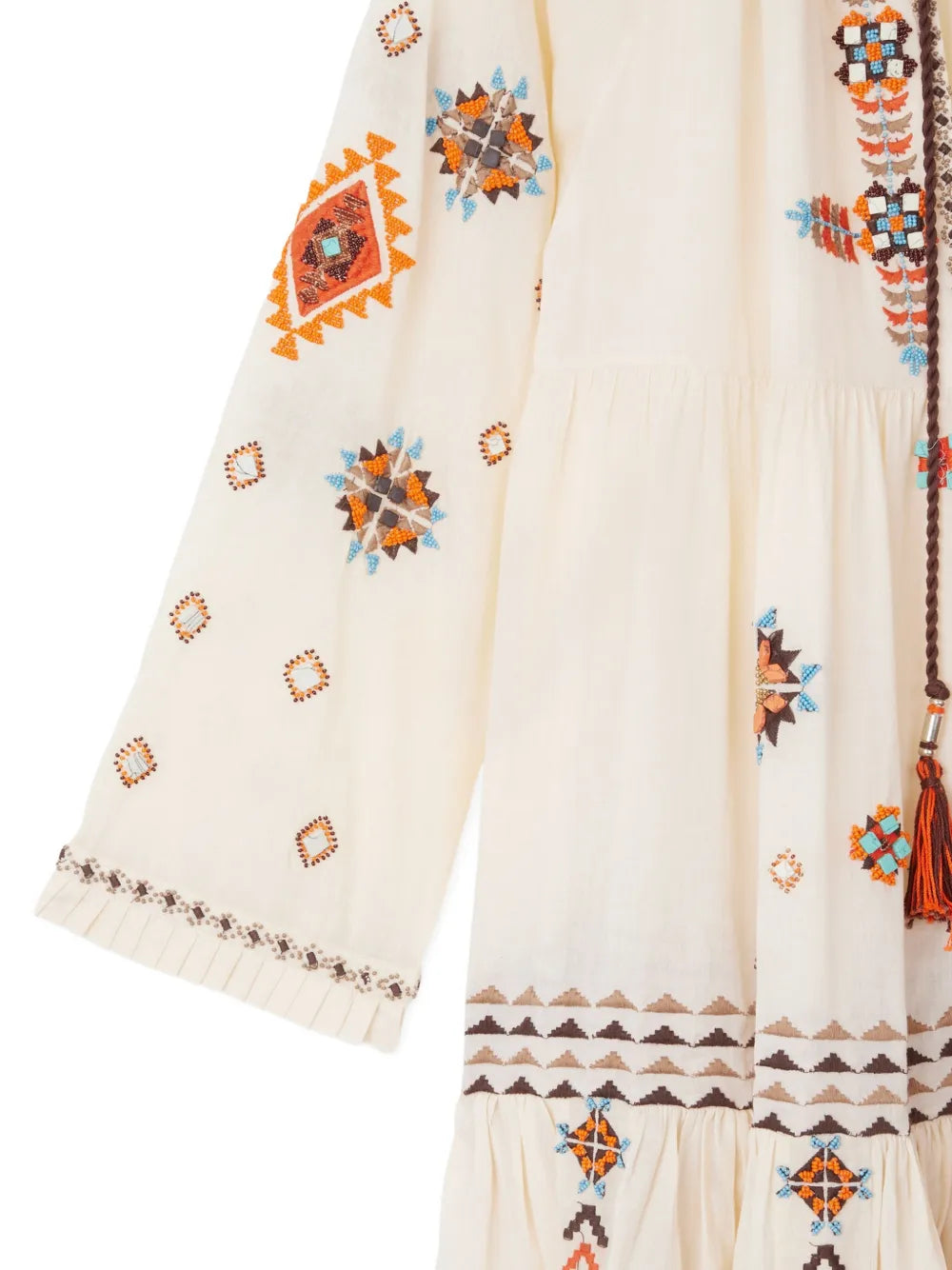 Fortela Arsia Crochet Embroidered Maxi Dress