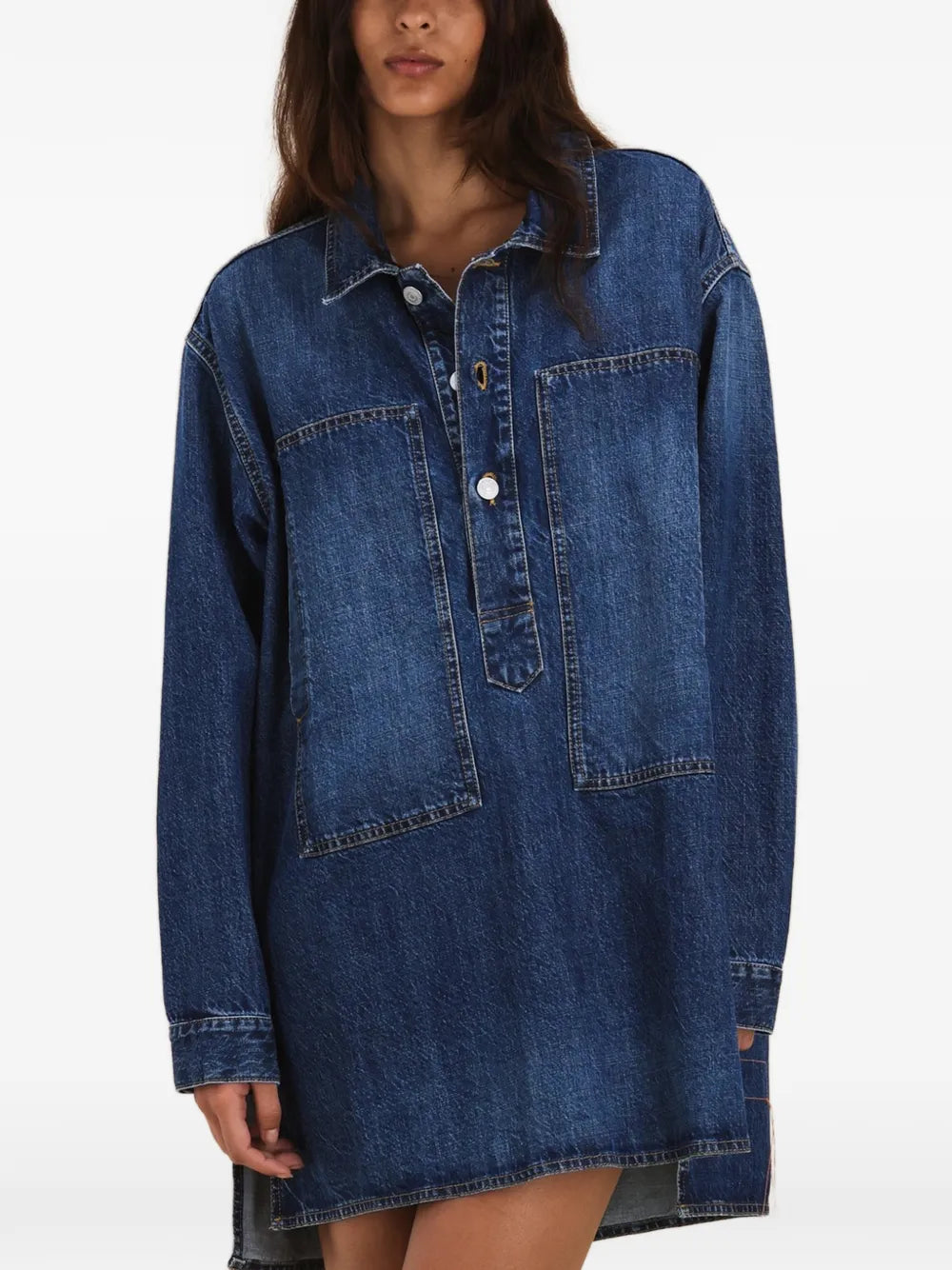 Fortela Fuegodress Denim Mini Dress