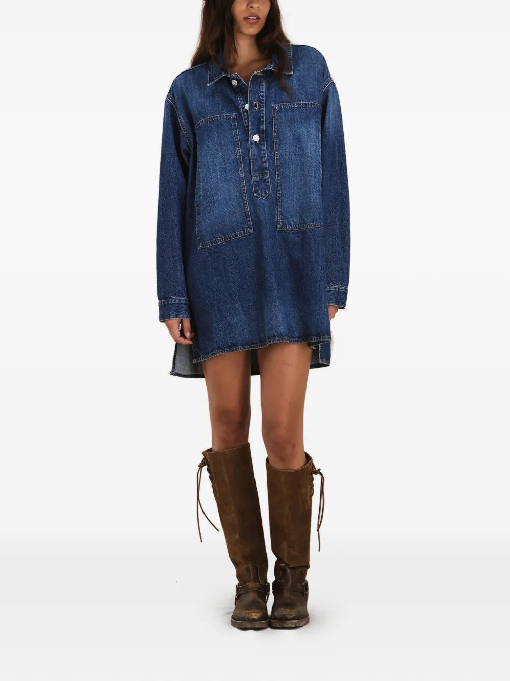 Fortela Fuegodress Denim Mini Dress