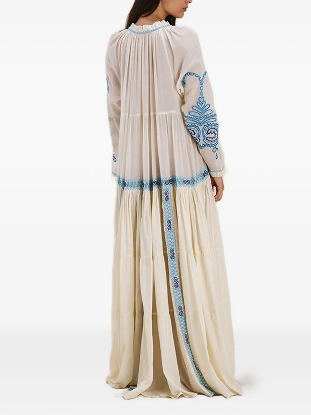 Fortela Embroidery Tassel Dress