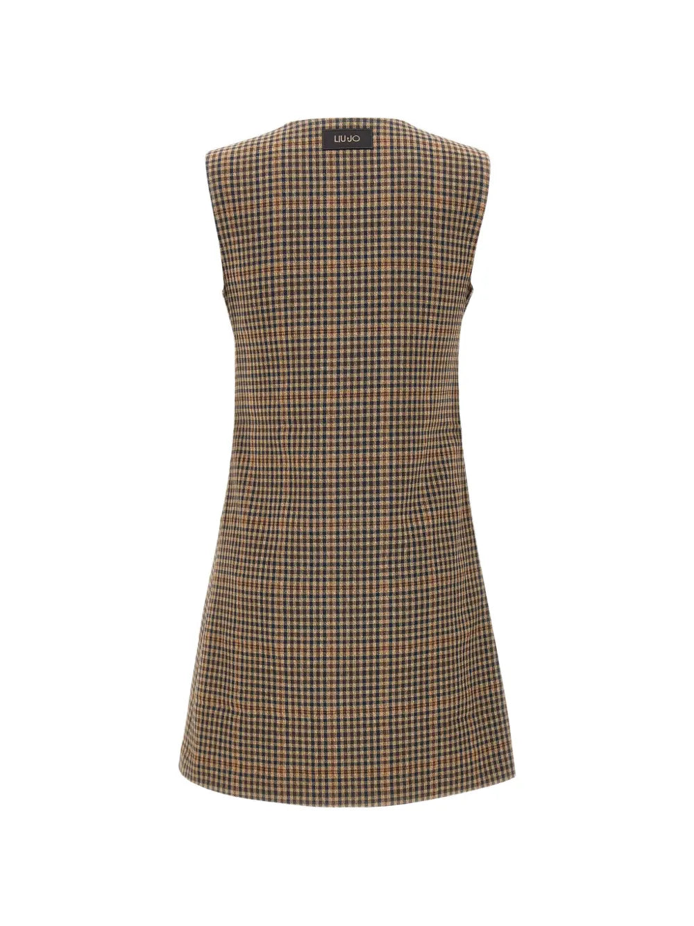 Liu Jo Plaid Pattern Mini Dress