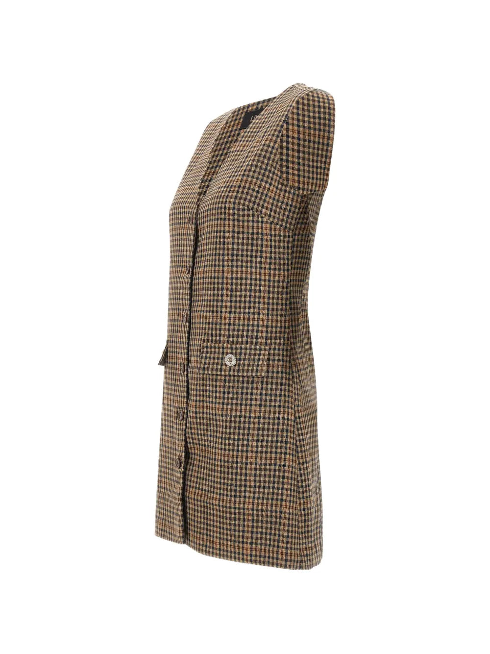 Liu Jo Plaid Pattern Mini Dress