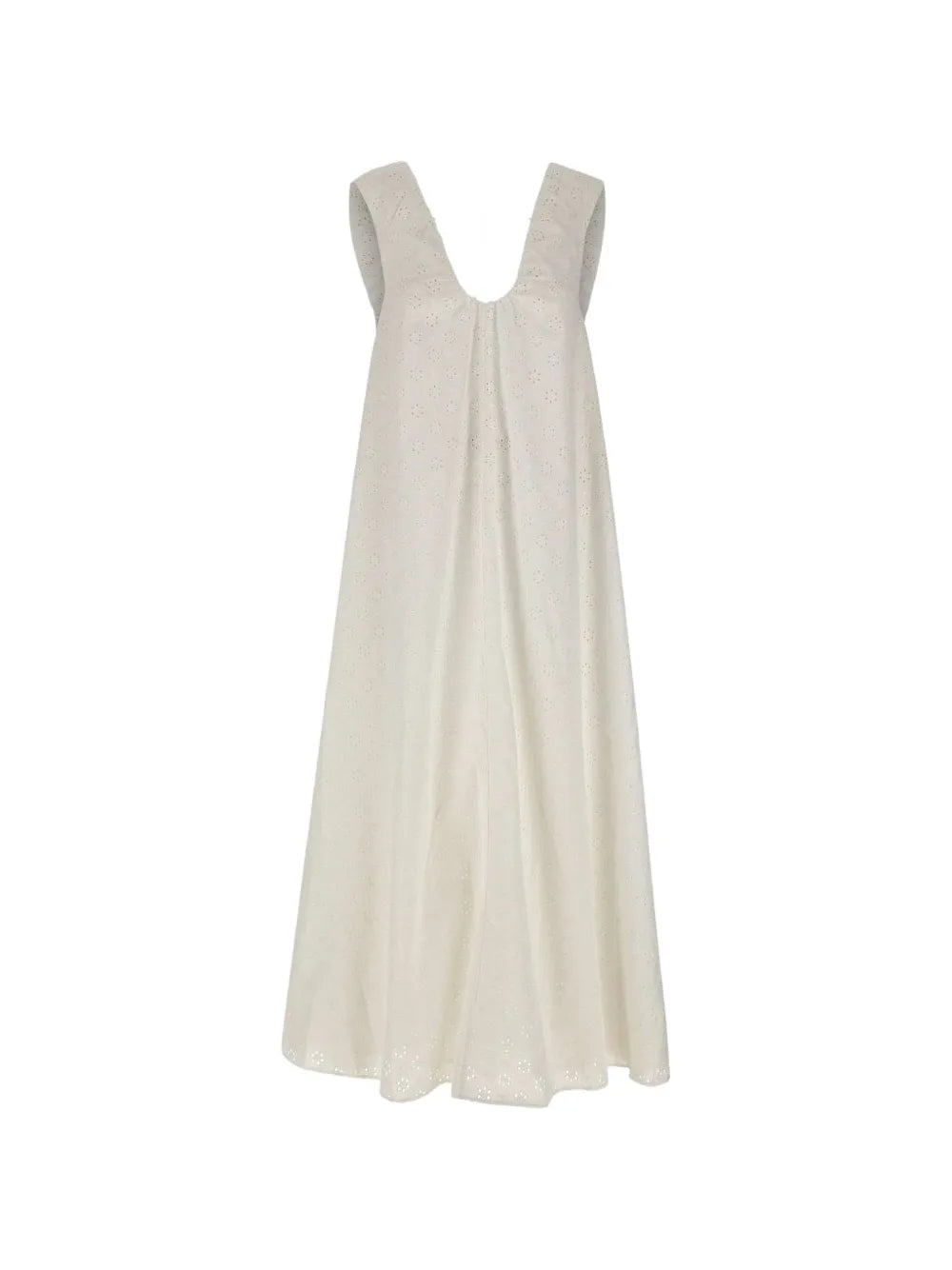 Faithfull The Brand Broderie Midi Dress