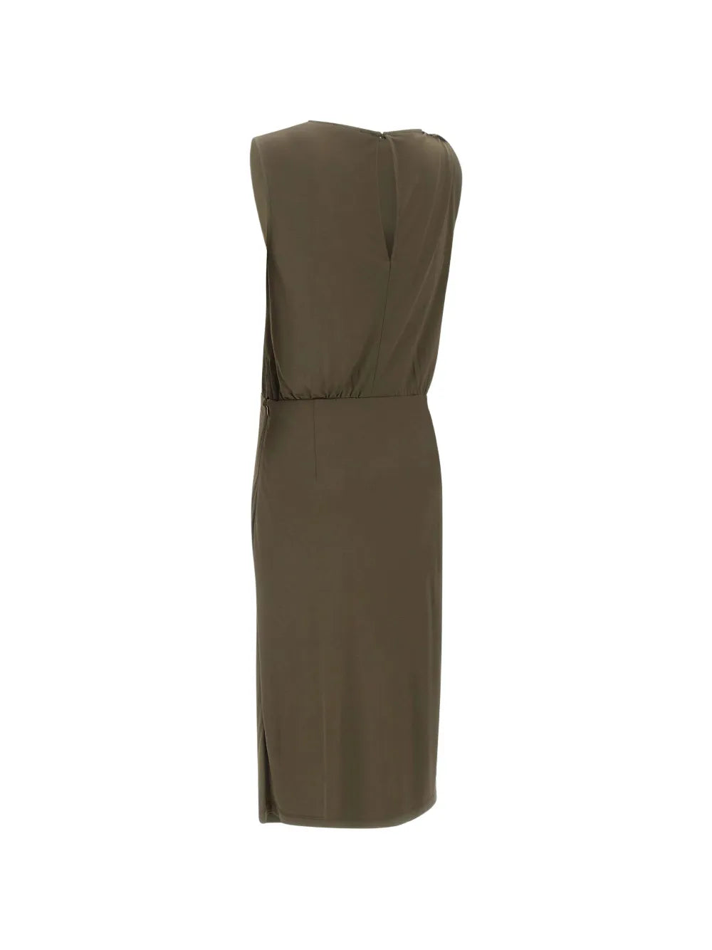 Liu Jo Slit Draped Midi Dress
