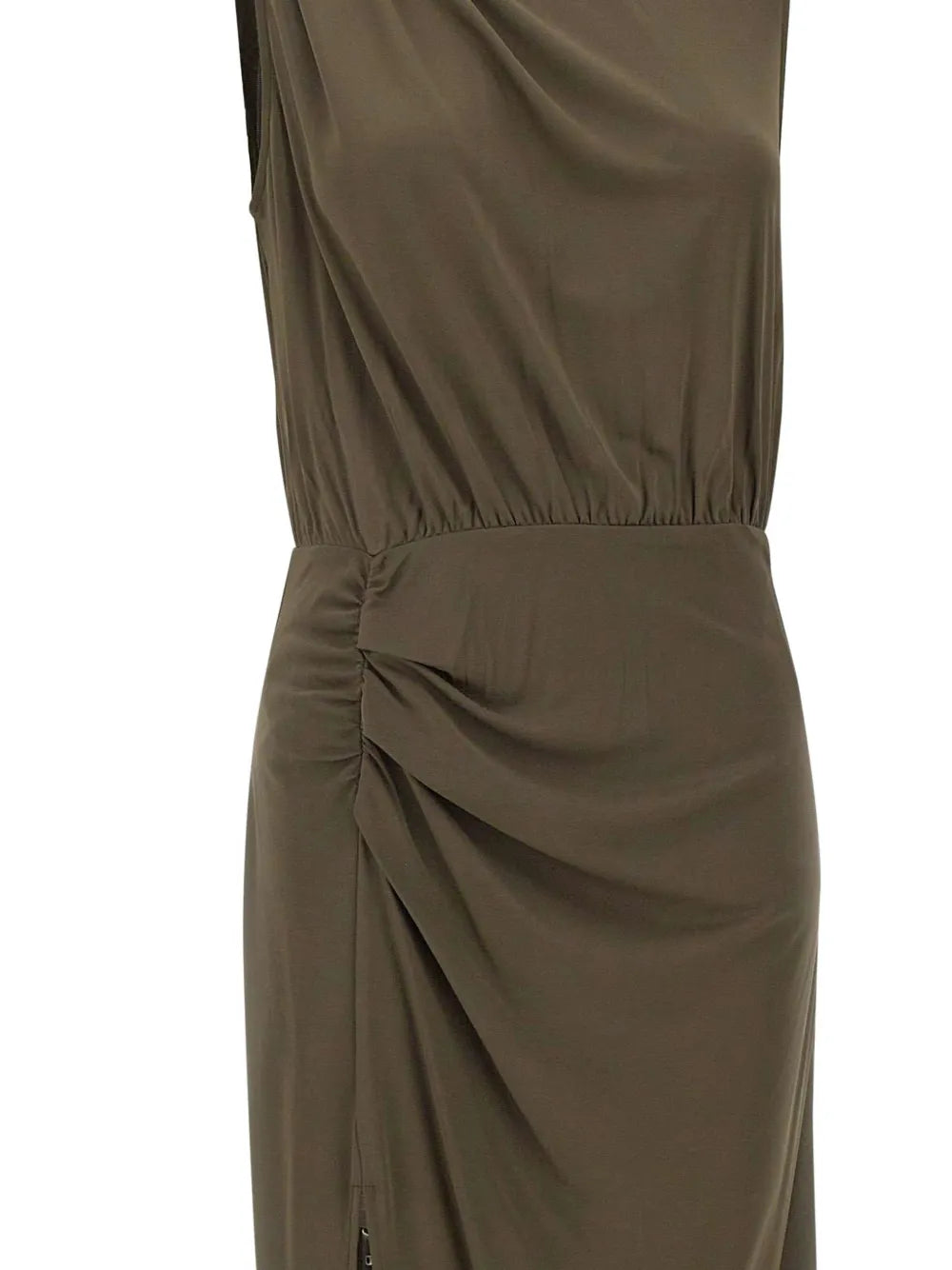 Liu Jo Slit Draped Midi Dress