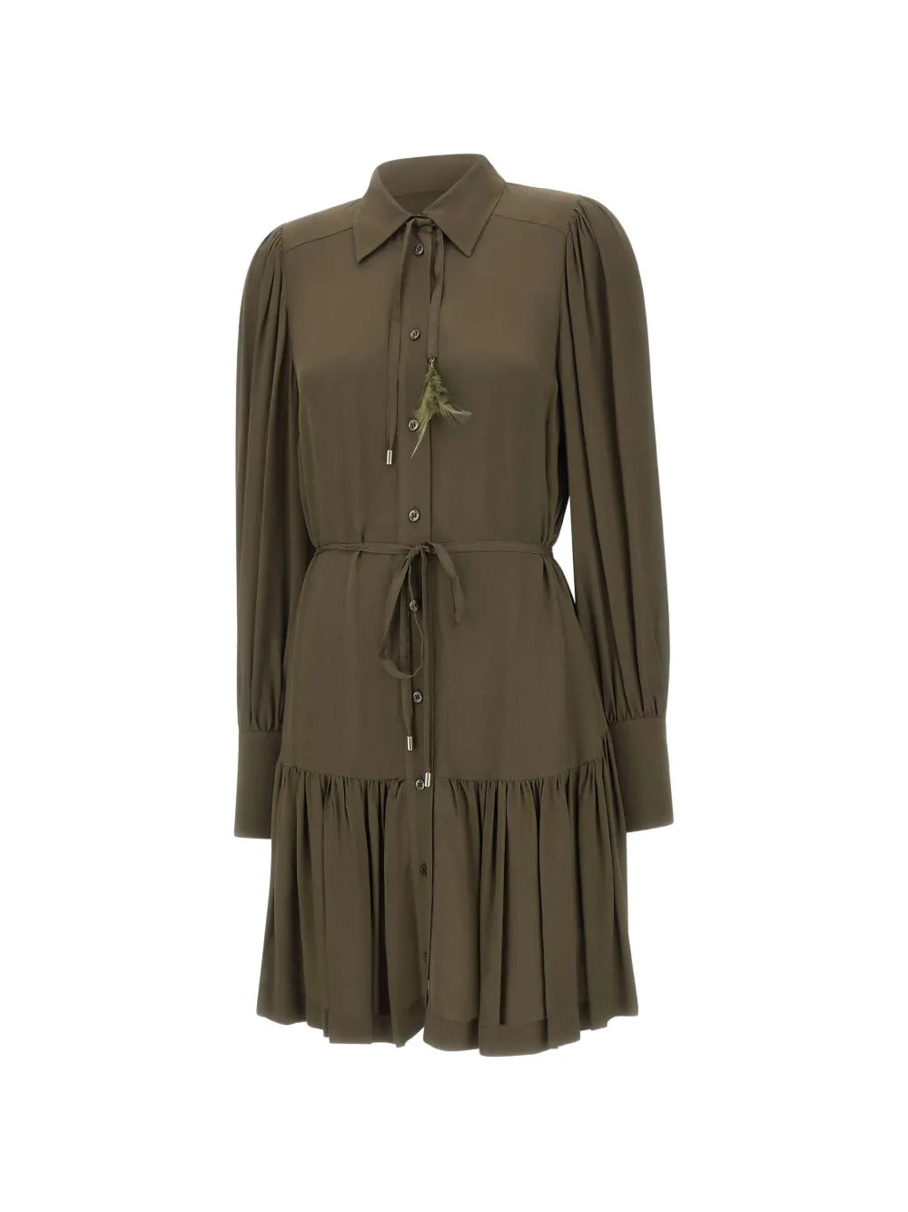 Liu Jo Feather Pleated Dress