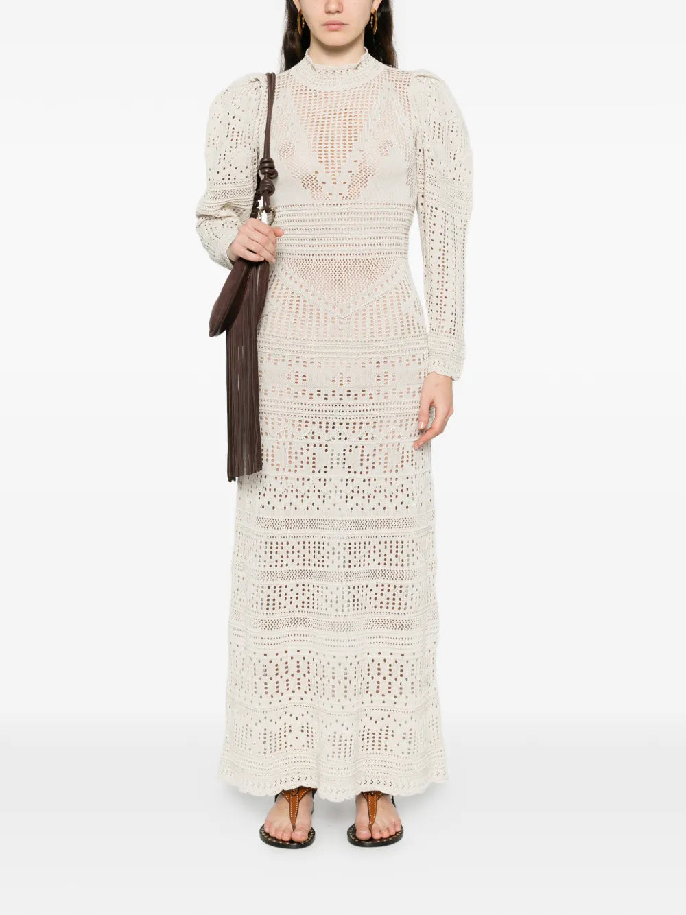 Isabel Marant Dione Long Sleeve Knitted Dress