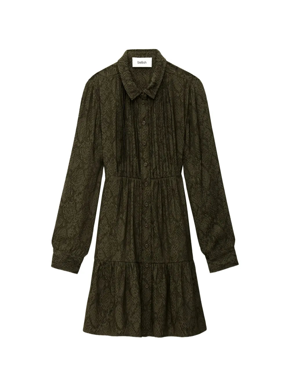 Bash Rosyna Snake Pattern Mini Dress