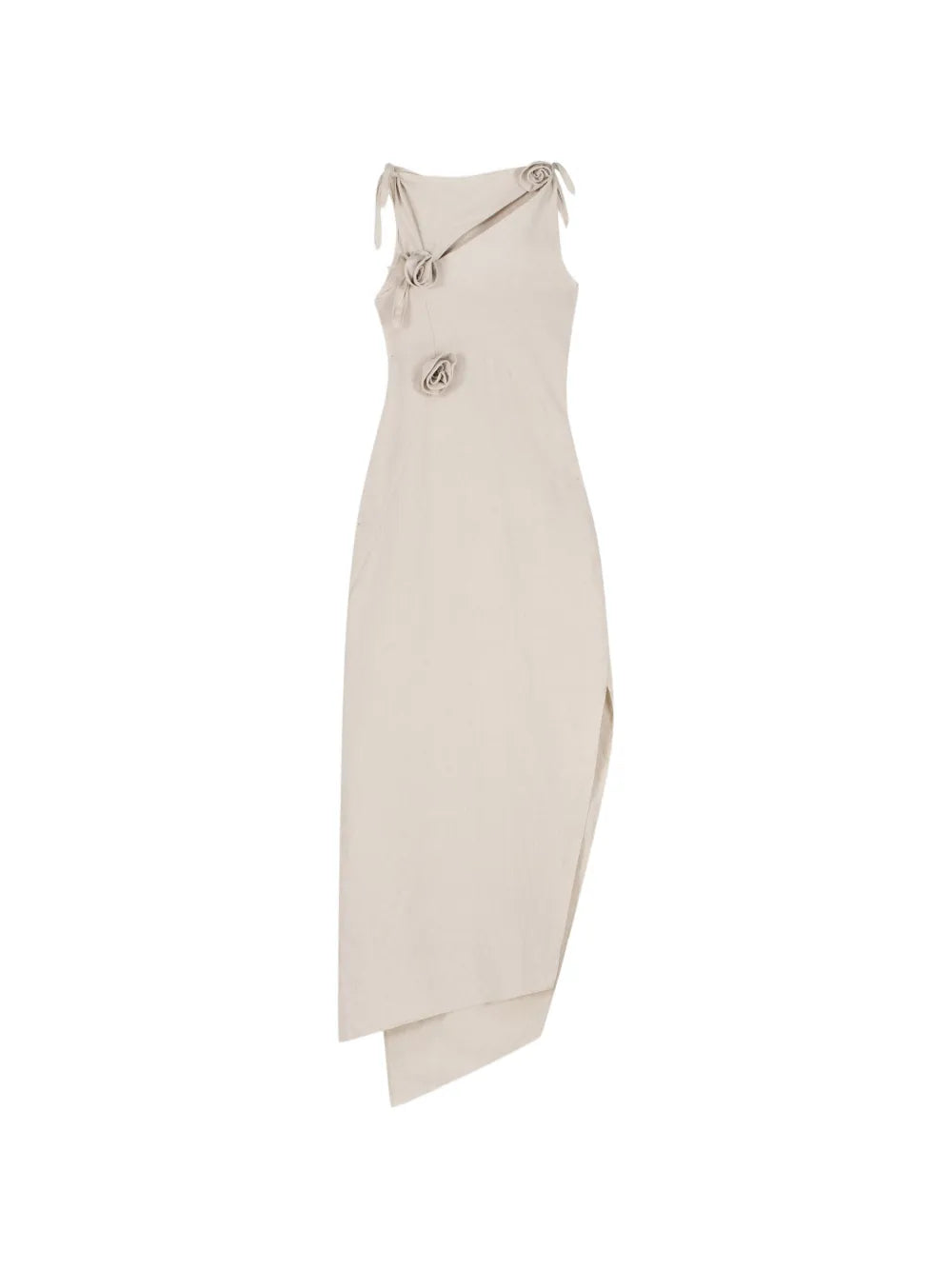 Coperni Rosette Knots Flower Gown Maxi Dress