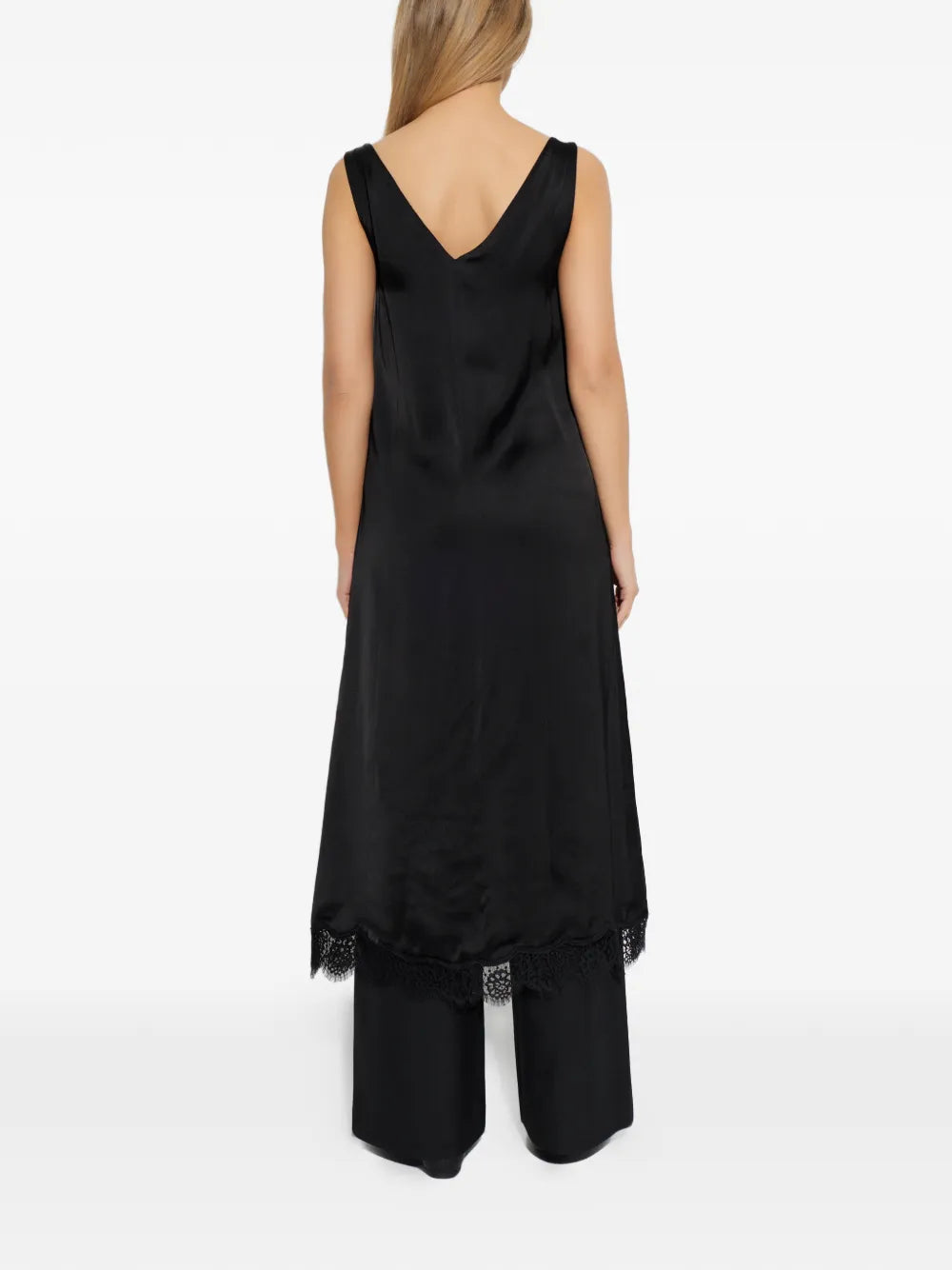 Officine Generale Liara V Neck Lace Dress