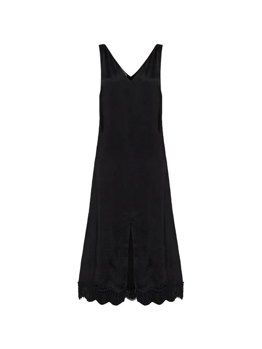 Officine Generale Liara V Neck Lace Dress