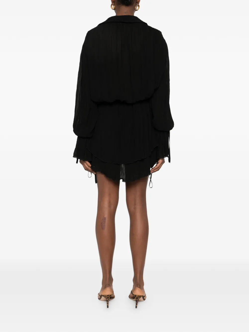 Blumarine Lace Trim Mini Dress