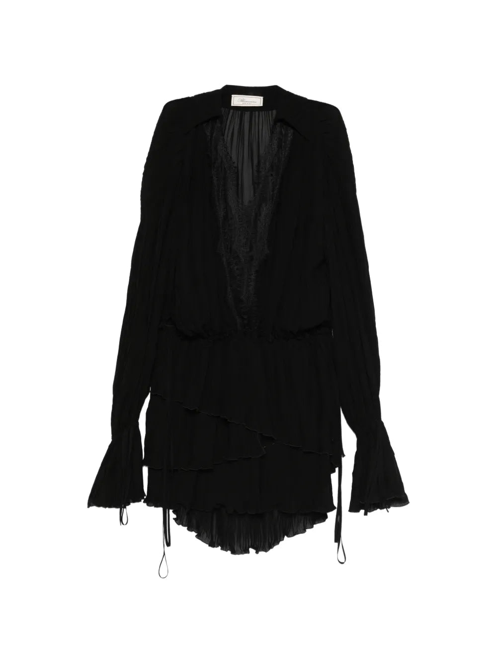 Blumarine Lace Trim Mini Dress