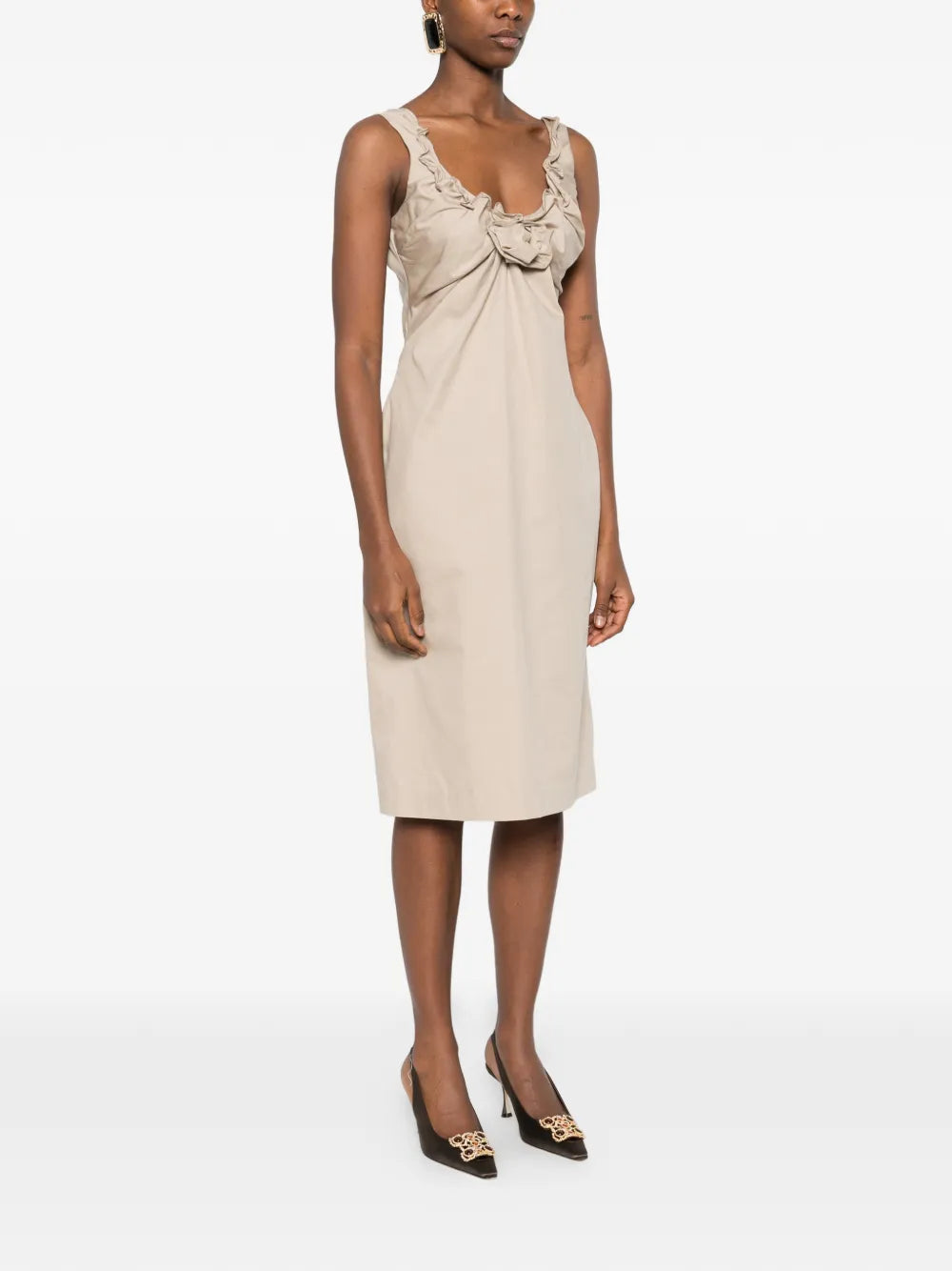 Magda Butrym Flower Detail Midi Dress