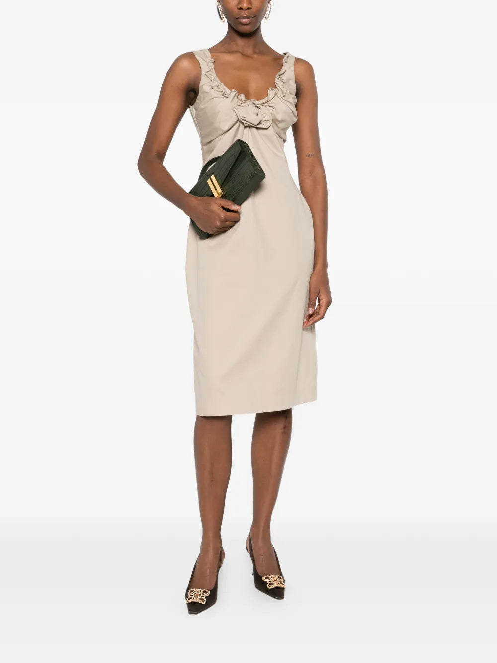 Magda Butrym Flower Detail Midi Dress