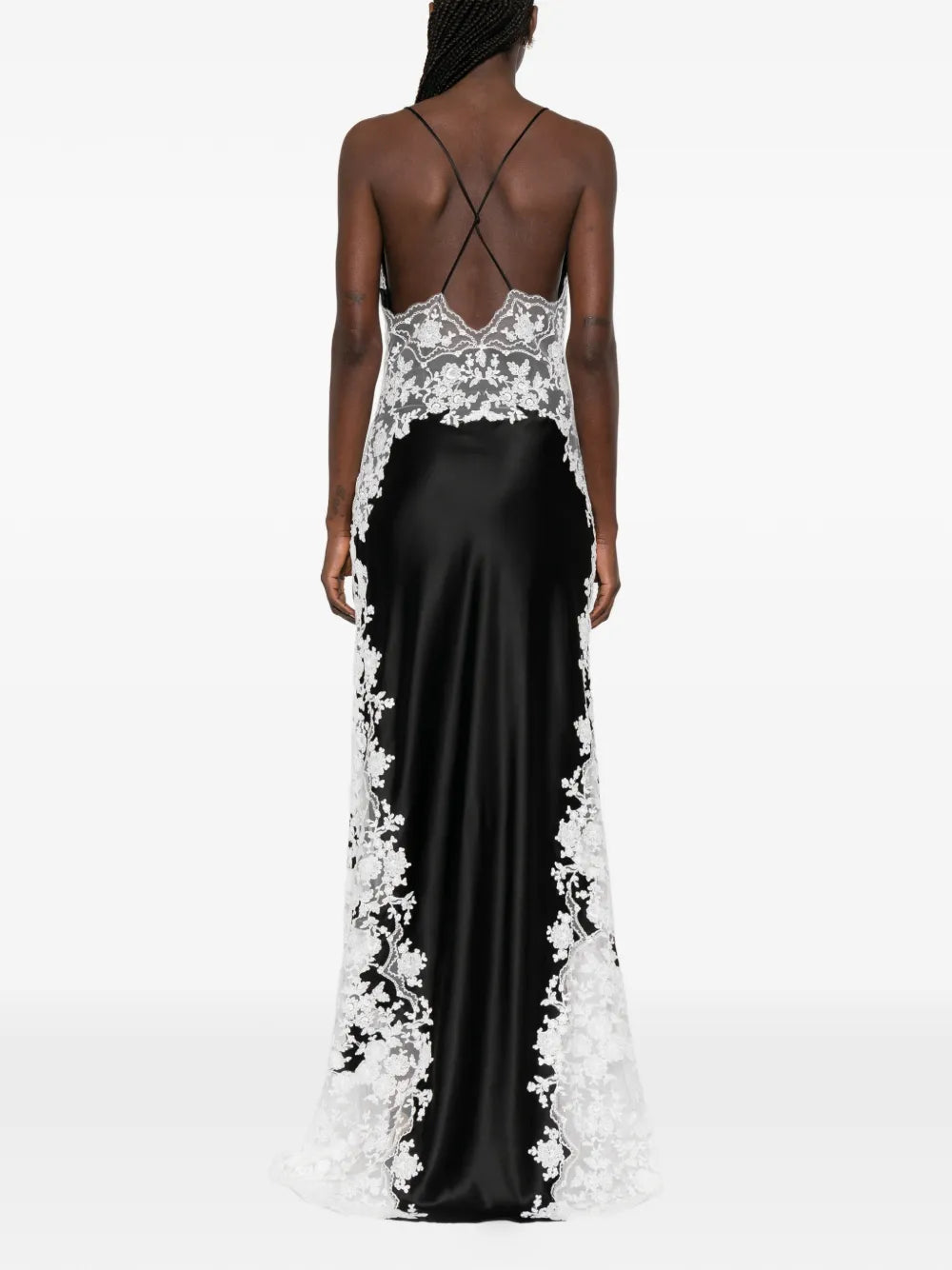 Ermanno Scervino Lace Camisole Maxi Dress