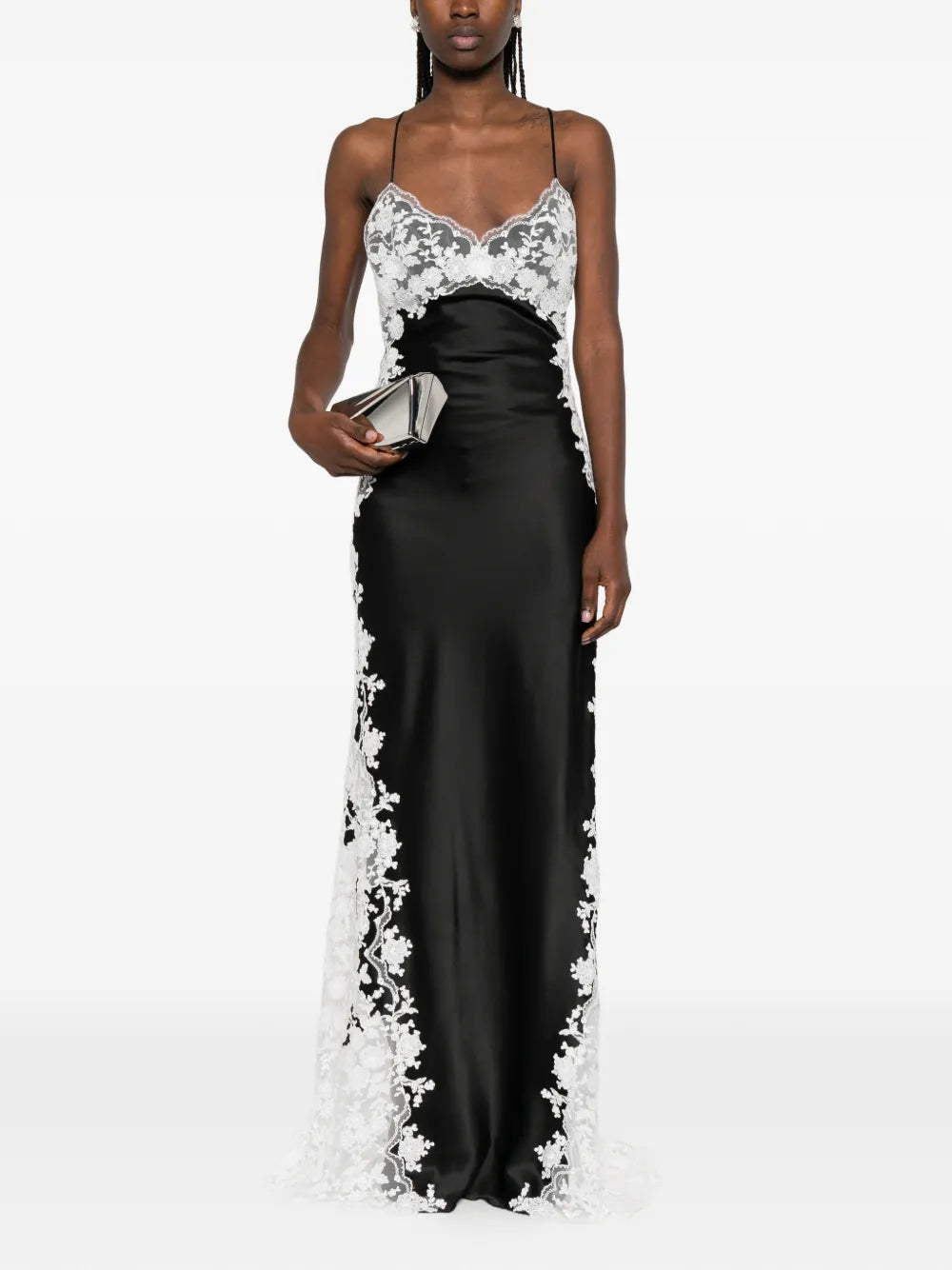 Ermanno Scervino Lace Camisole Maxi Dress