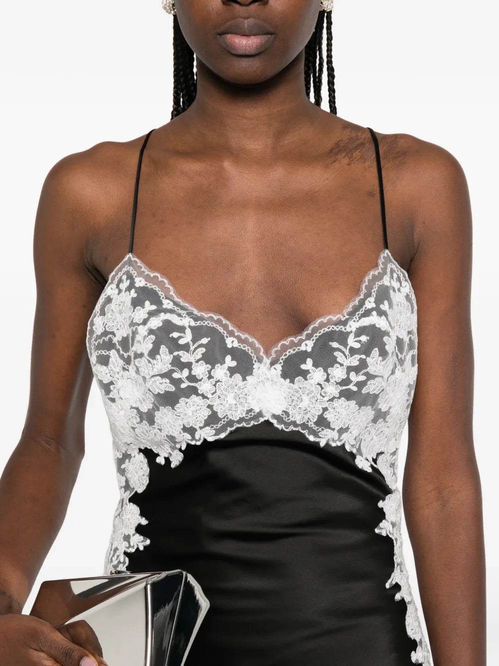 Ermanno Scervino Lace Camisole Maxi Dress