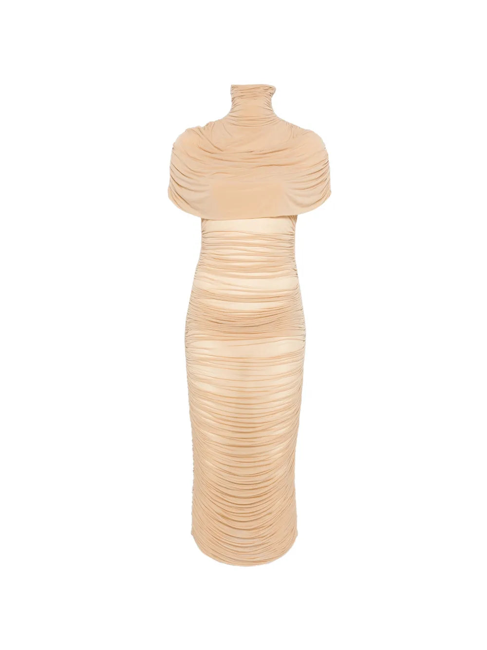 Magda Butrym Cape Effect Draped Midi Dress