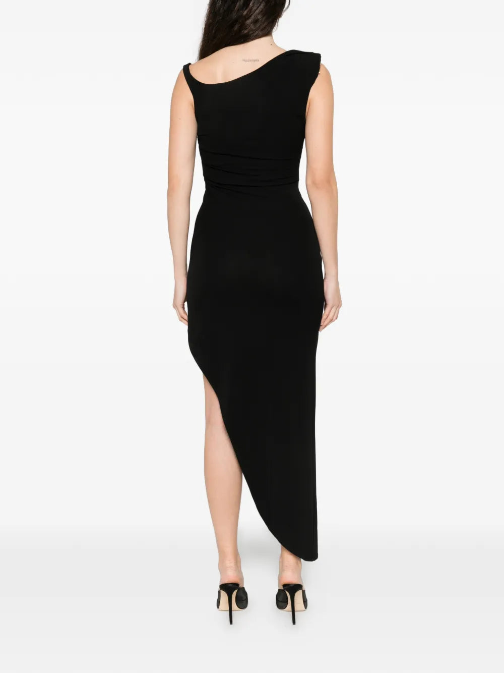 Elisabetta Franchi Sleeveless Asymmetric Dress