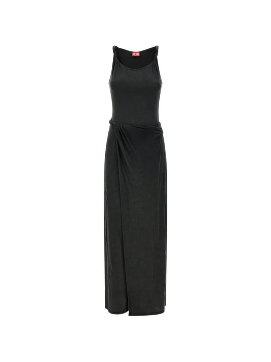 Diesel D Estiga S1 Rolled Strap Delave Effect Dress