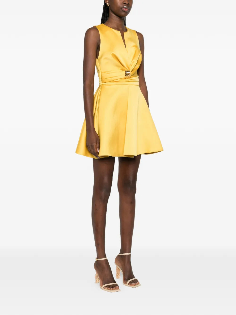 Elisabetta Franchi Knot Detail Mini Dress