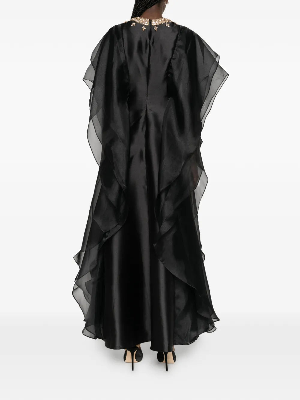 Baruni Ruffled Embellished Almas Dress