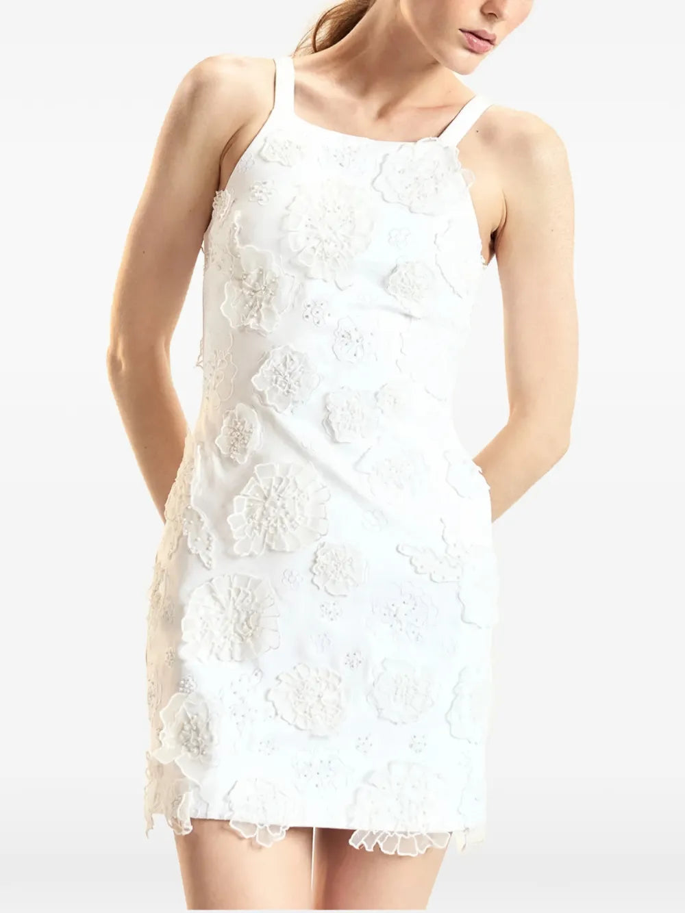 Cynthia Rowley Floral Applique Dress