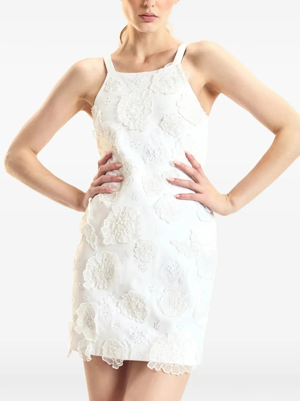 Cynthia Rowley Floral Applique Dress