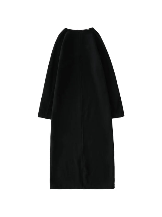 Studio Nicholson Cali Long Sleeve Back Split Midi Dress