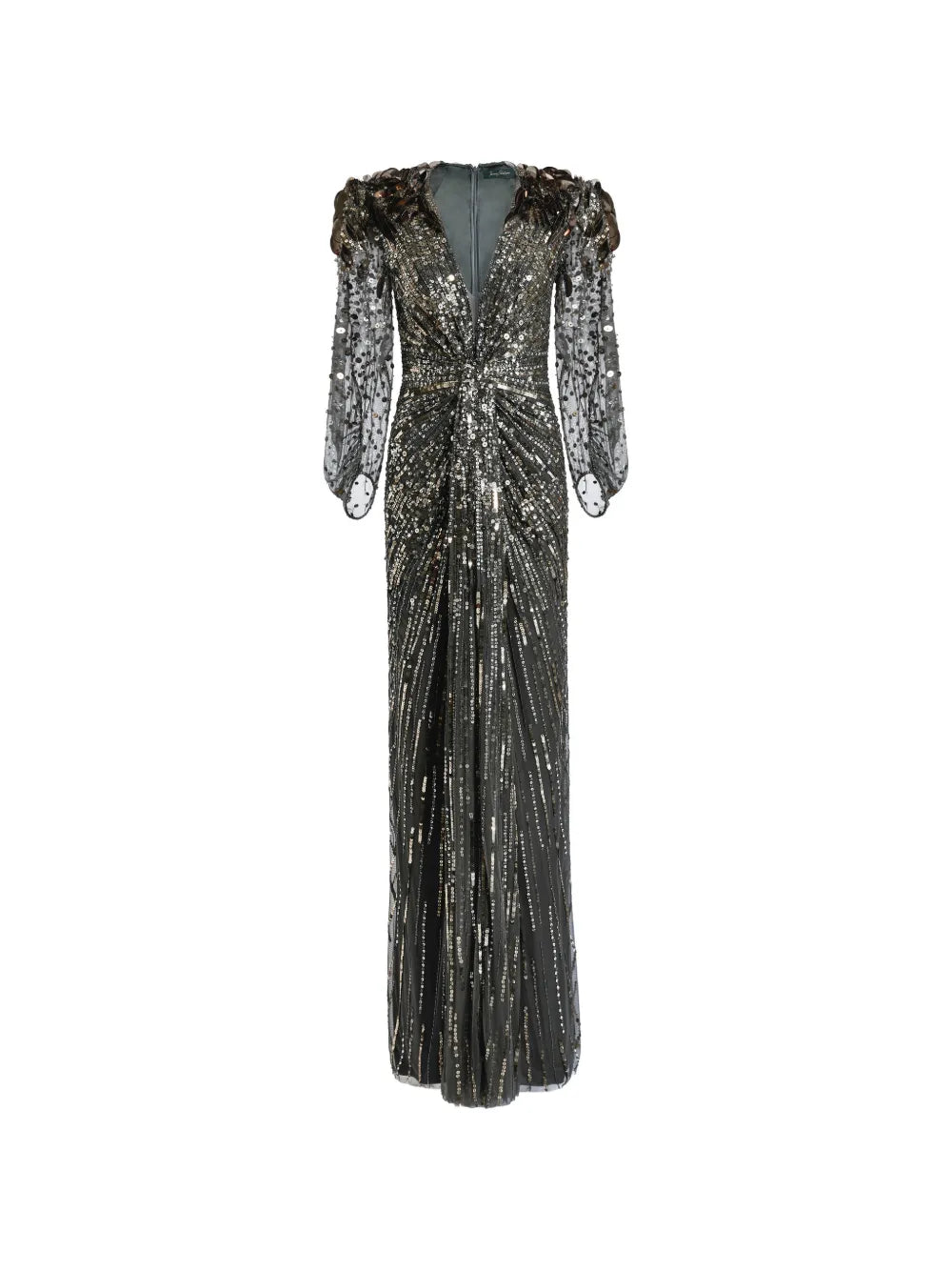 Jenny Packham Xenia Sequin Embellished Maxi Dress