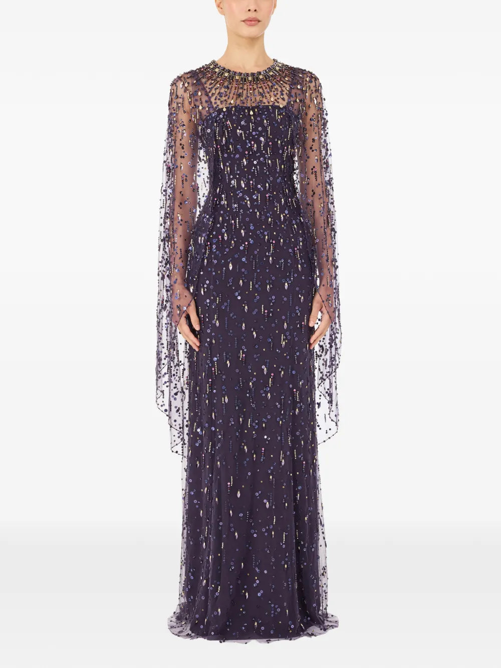Jenny Packham Hestia Embellished Maxi Dress