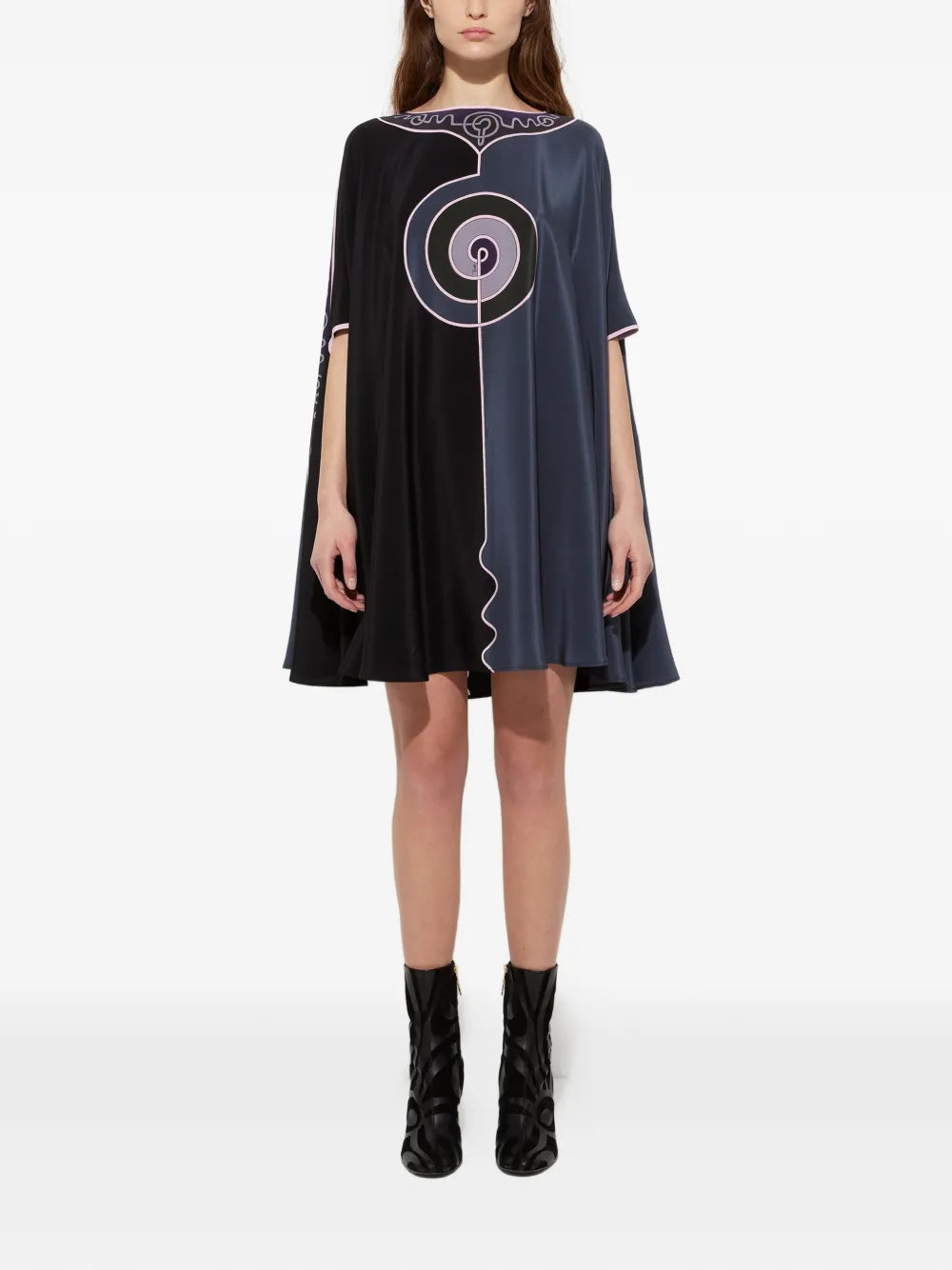 Pucci Astro Print Cape Mini Dress