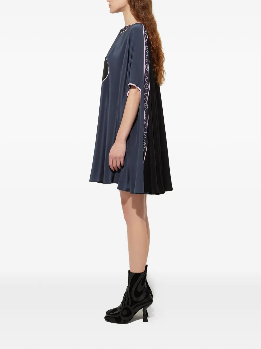 Pucci Astro Print Cape Mini Dress