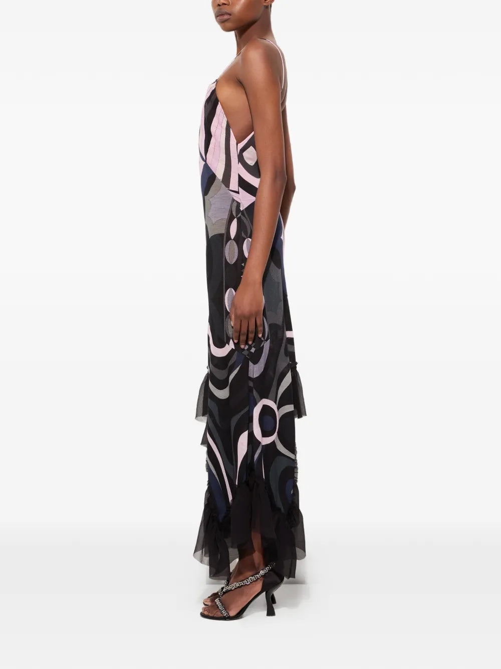 Pucci Iride Print V Neck Dress