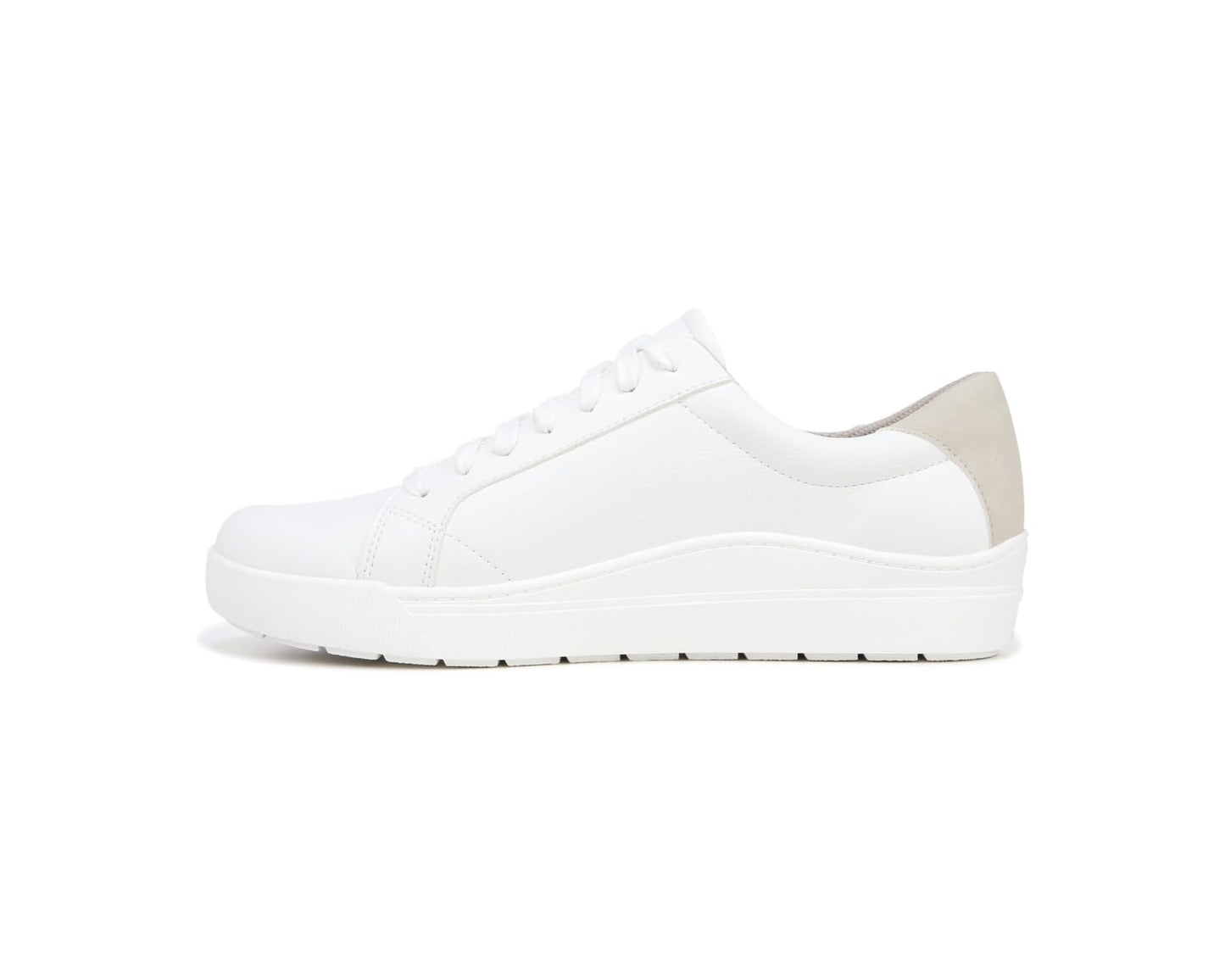 Men's Dr. Scholl's Time Off Lace Up Sneaker White Smooth