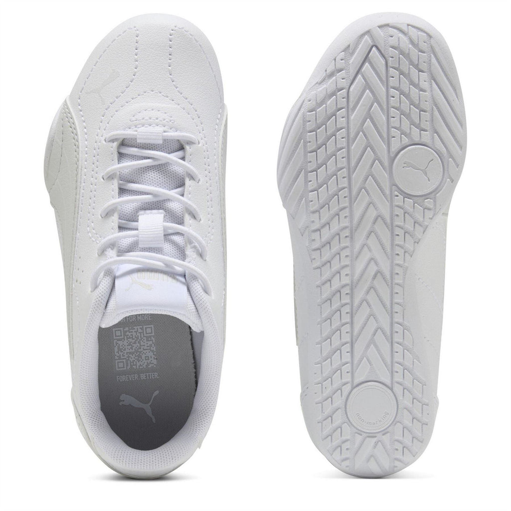 Puma Low Top Round Toe Flat Heel Sneakers