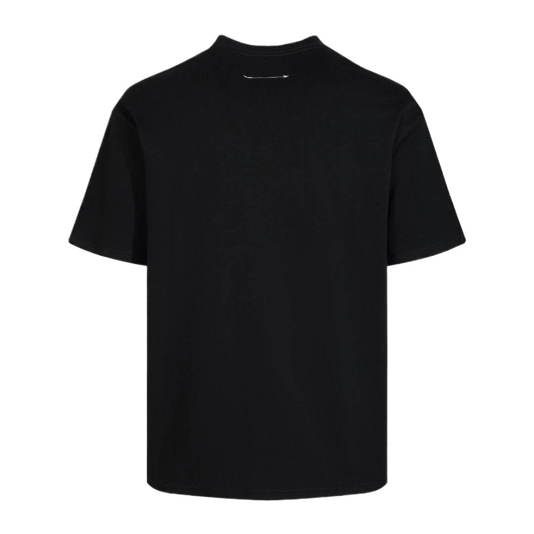 Balenciaga Two-Tone Crayon BB Monogram T-Shirt in Black & White
