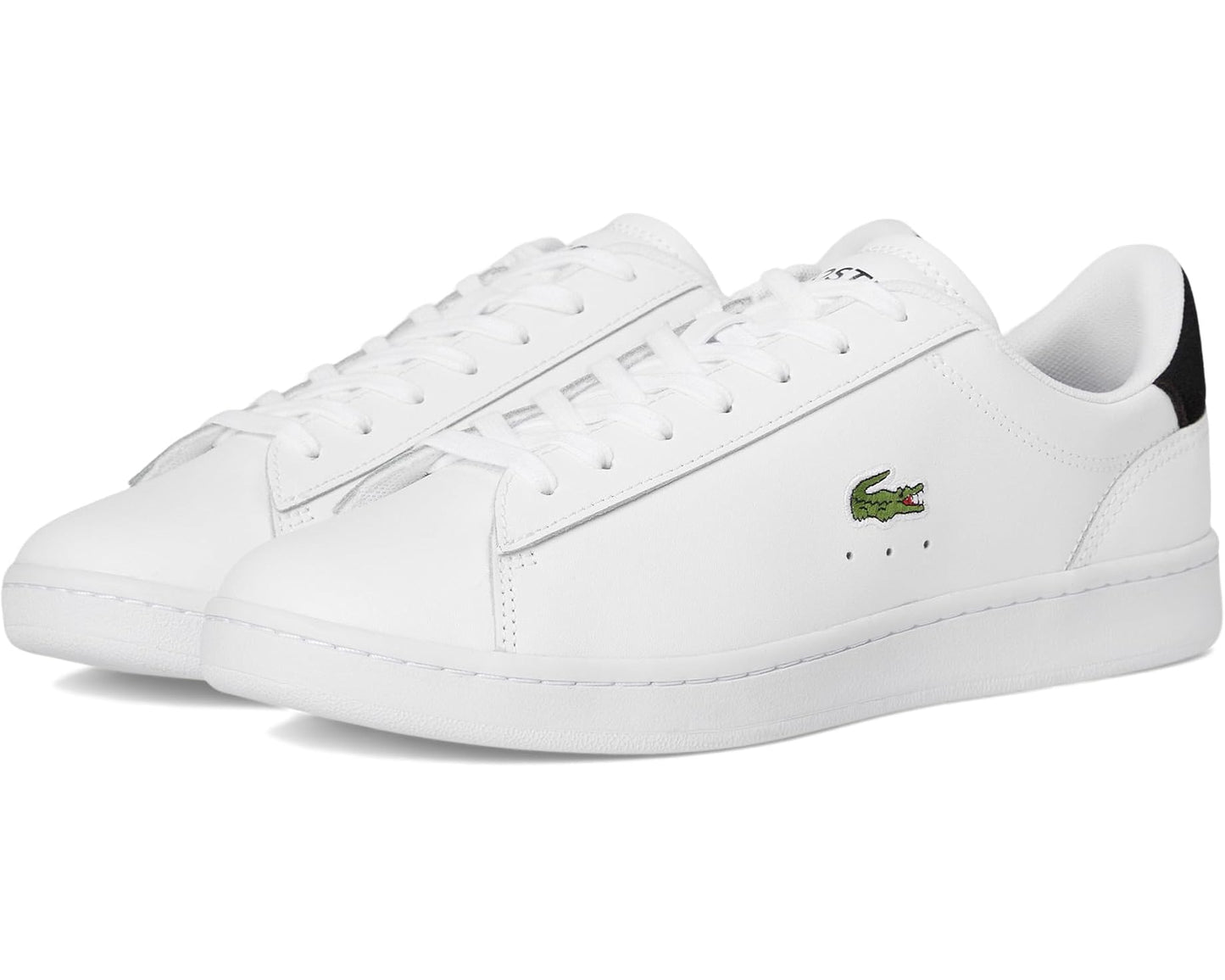Men's Lacoste Carnaby Set Leather Sneakers White/Black