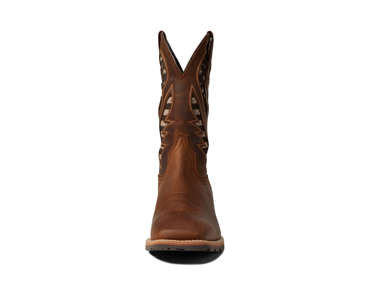 Men's Ariat Hybrid VentTEK Distressed Brown/American Flag
