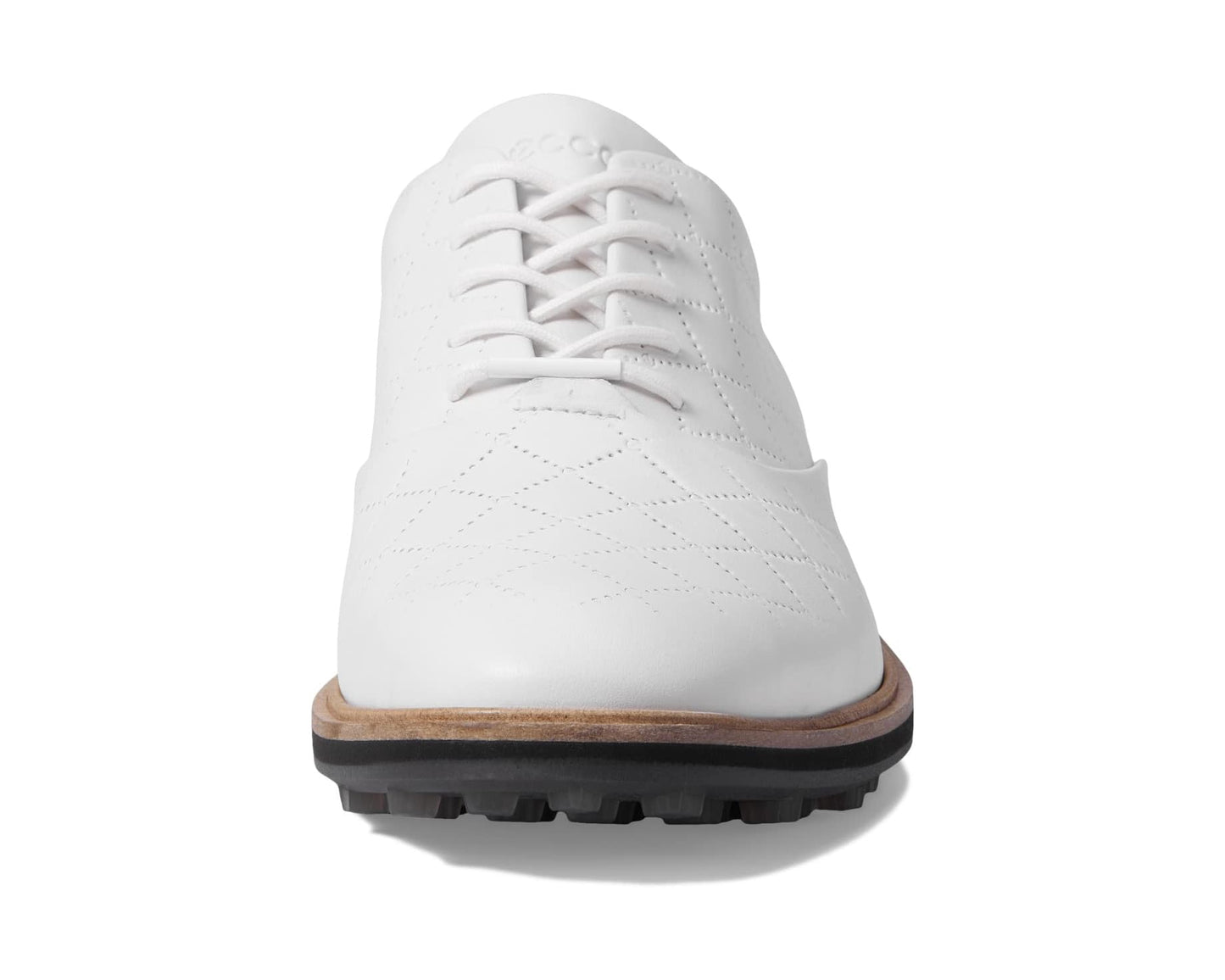 Men's ECCO Golf Classic Hybrid Hydromax Golf Shoes White Cow Leather
