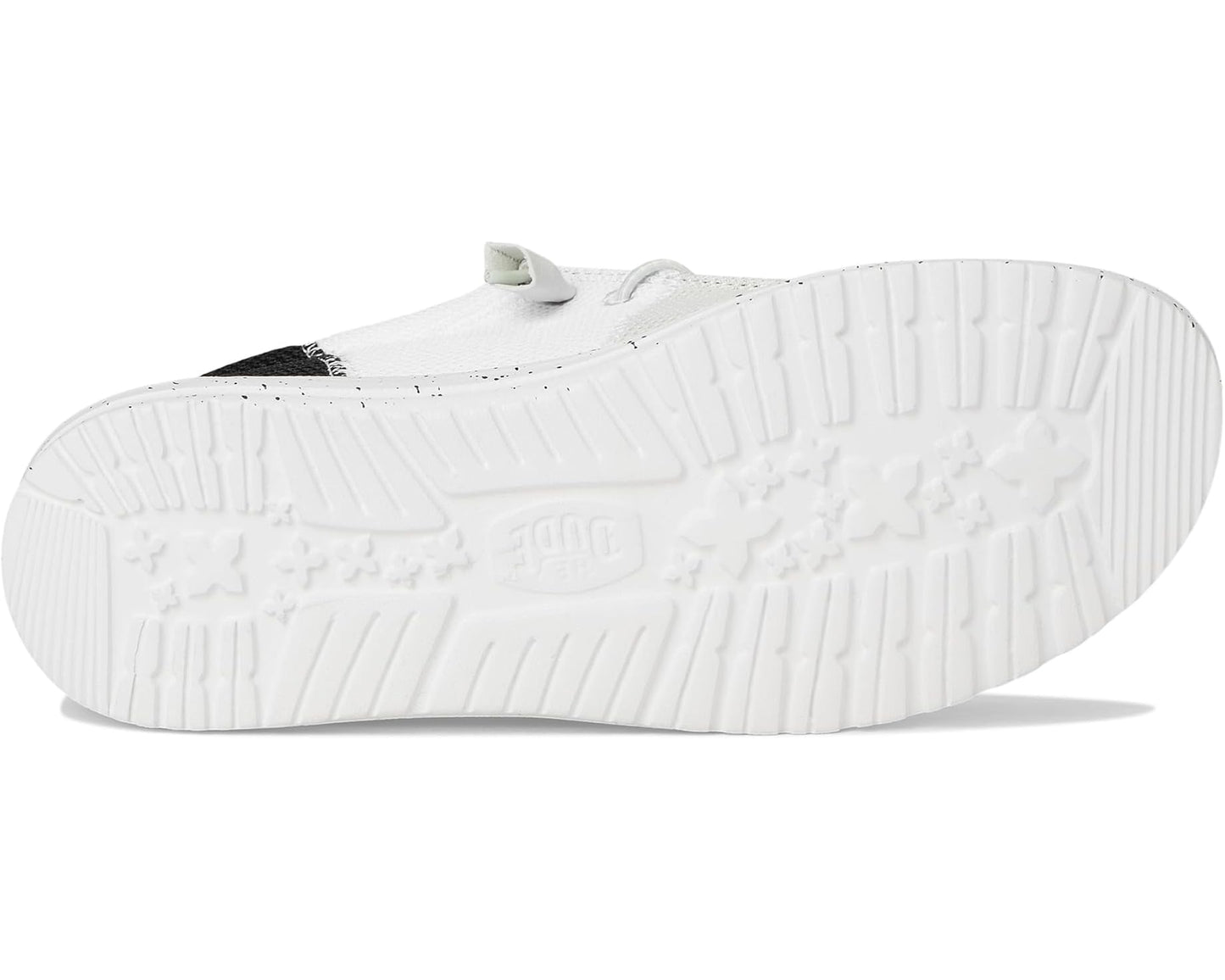 Men's Hey Dude Wally Tri Varsity Mesh White/Black
