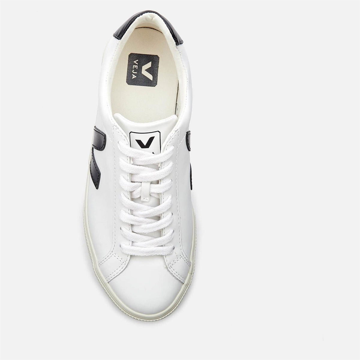 VEJA Womens Esplar Leather Court Trainers